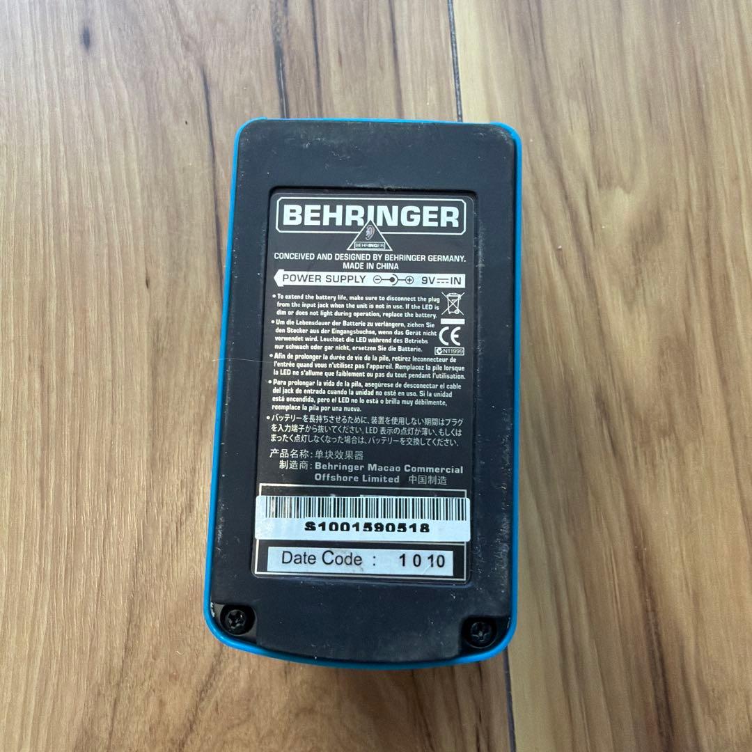 【値下げ】Behringer ギターエフェクター 3点セット