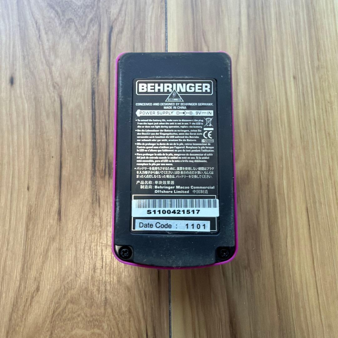 【値下げ】Behringer ギターエフェクター 3点セット