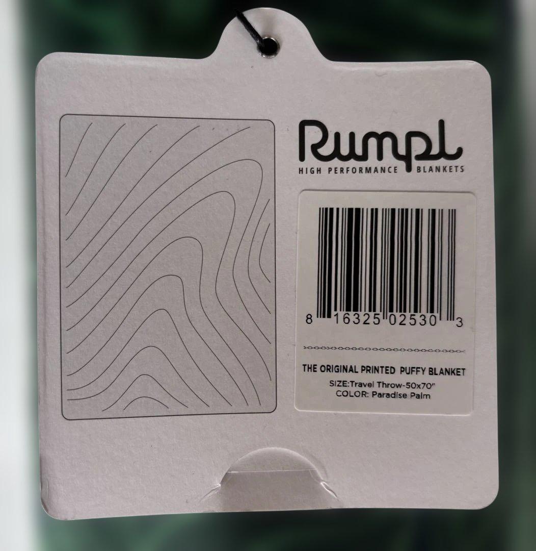 【新品】 RUMPL ランプル　アウトドア ブランケット　ボタニカル　森林