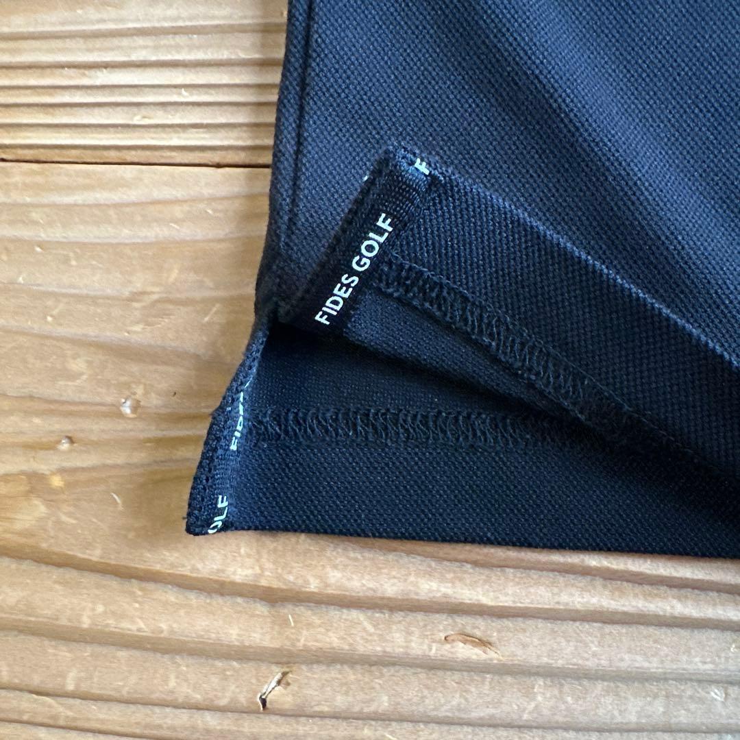 FIDES GOLF ブラックポロシャツ Lサイズ
