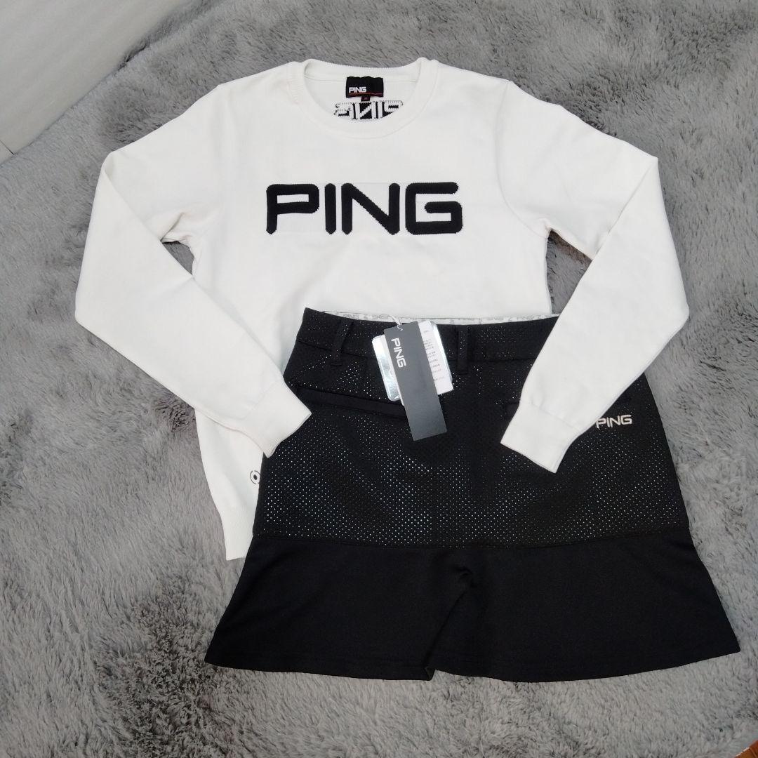 新品&中古♡PING ニット/スカート　セット♡S　ゴルフ/スポーツ