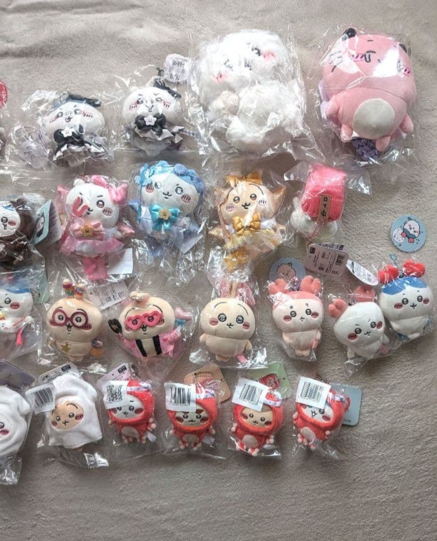 ちいかわ ♡ マスコット まとめ売り ぬいぐるみ 34体セット