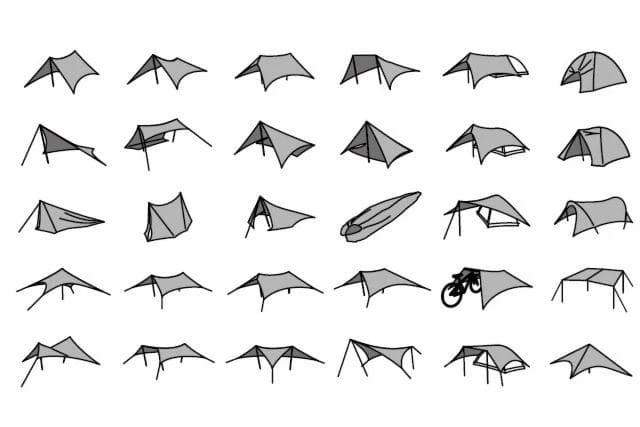 NINJA TARP - ニンジャタープ　ダークグレー