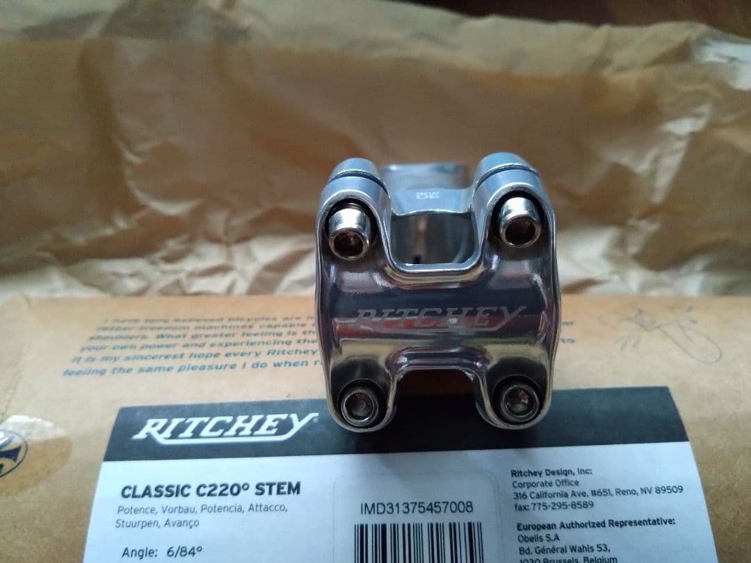 RITCHEY CLASSIC C220 STEM リッチー ステム