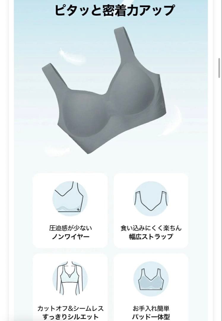 XEXYMIX ゼクシィミックス ワイヤレスブラ2点セット