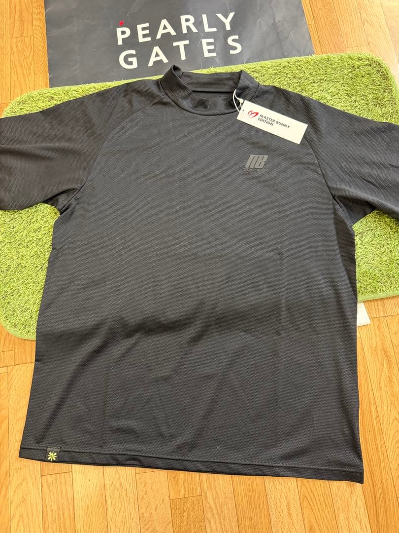 ¥15,400新品正規品【MBE/6】半袖モックネックシャツポロシャツ