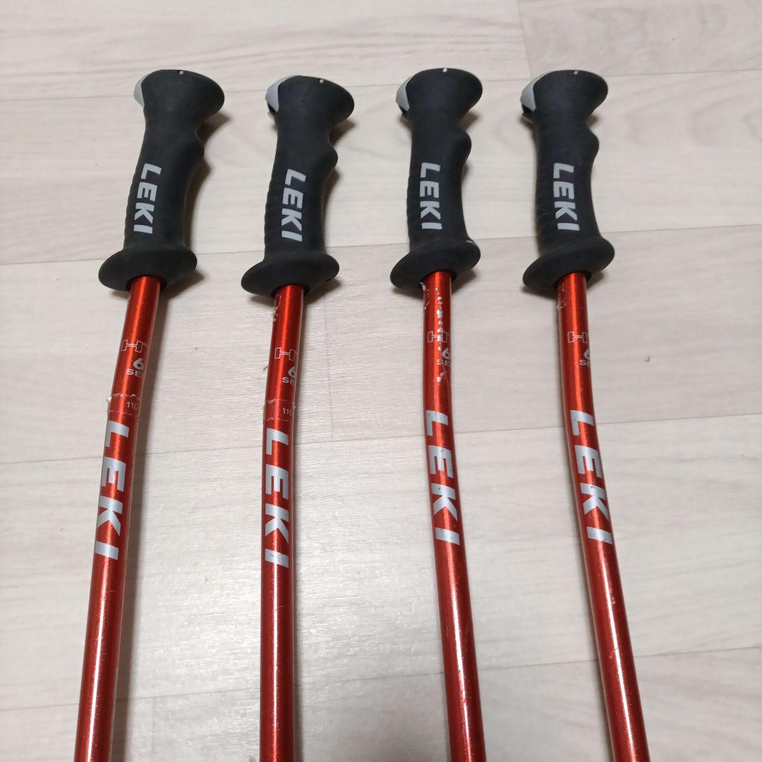 LEKI HTS 6.0 スキー ストック 110cm&105cm