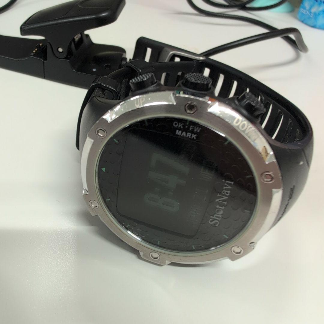 【稼働品】ショットナビ 充電式 デジタル文字盤 WI-FW スマートウォッチ