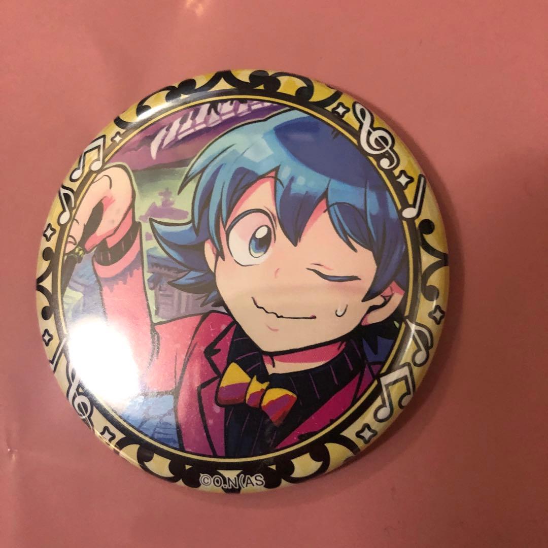 鈴木入間　缶バッジ 魔入りました！入間くん カラ鉄 カラオケの鉄人