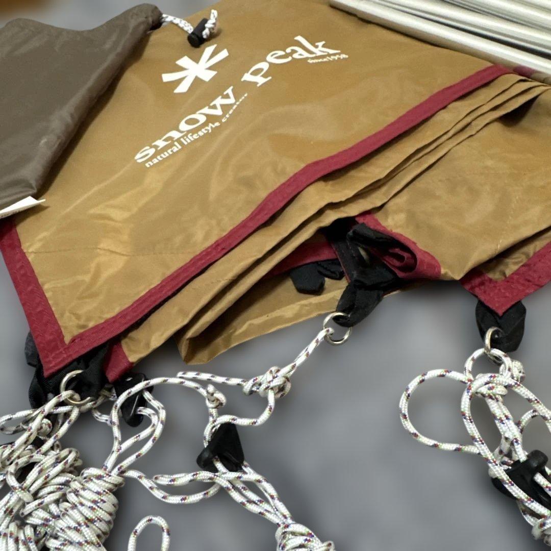 スノーピーク peakライトタープポンダシールド中古美品　キャンプ