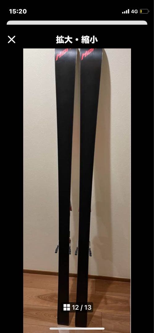値下❣️Hart infinityスキー板188cm ビンディング付 marker