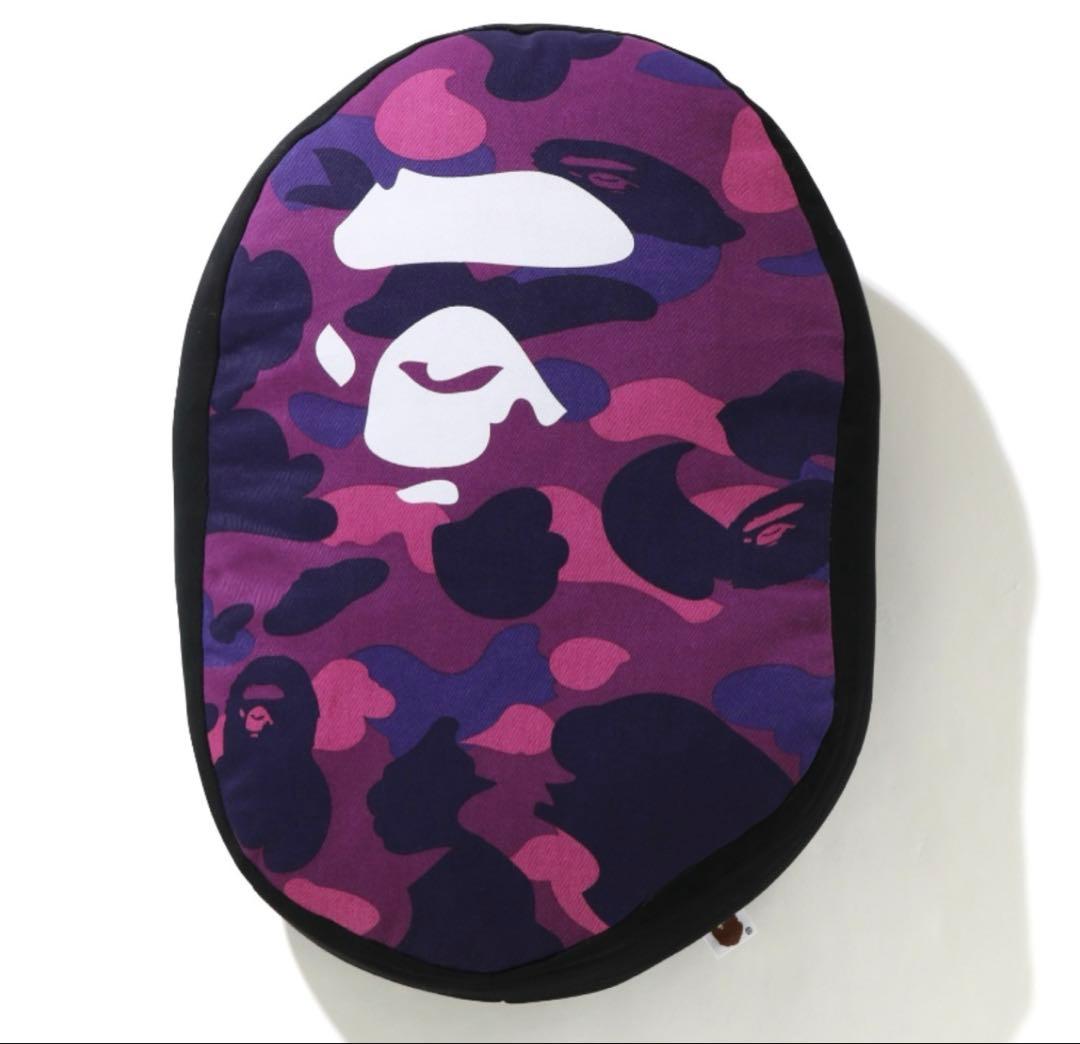 BAPE COLOR CAMO APE HEAD CUSHION クッション