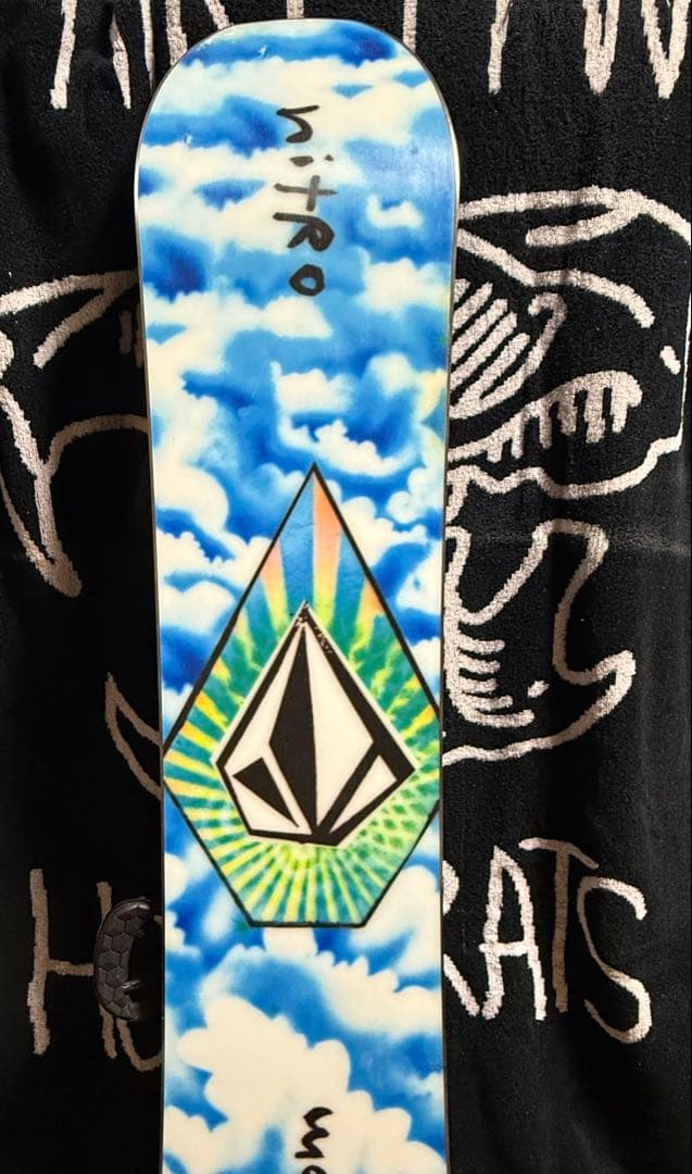ボルコムコラボ　Volcom x Nitro スノーボード　ビンディングセット