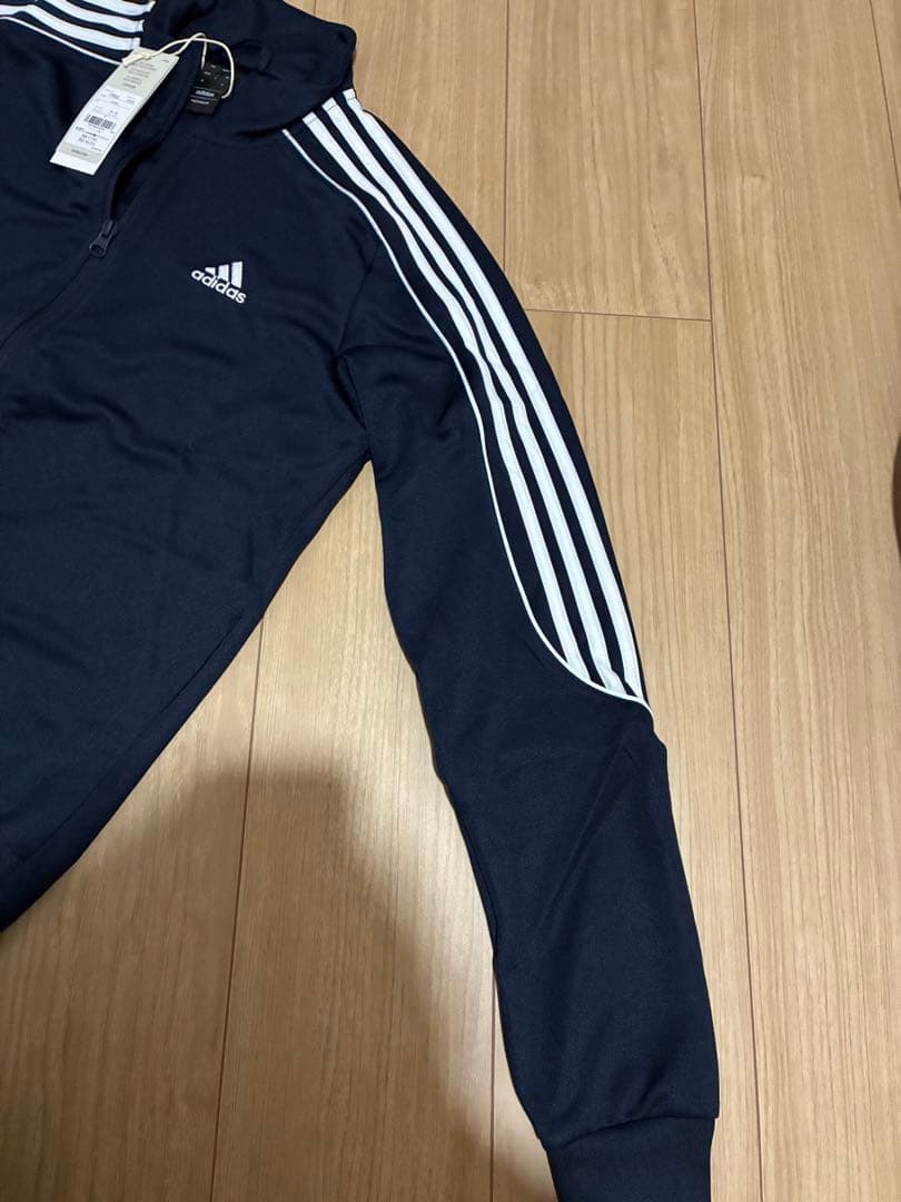 adidas ジャージ上下セット セットアップ Sサイズ ネイビー