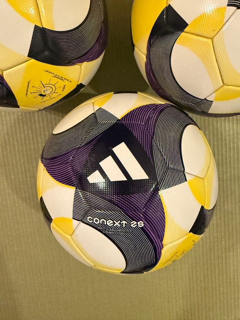 adidas conext25 competitionサッカーボール　3球セット