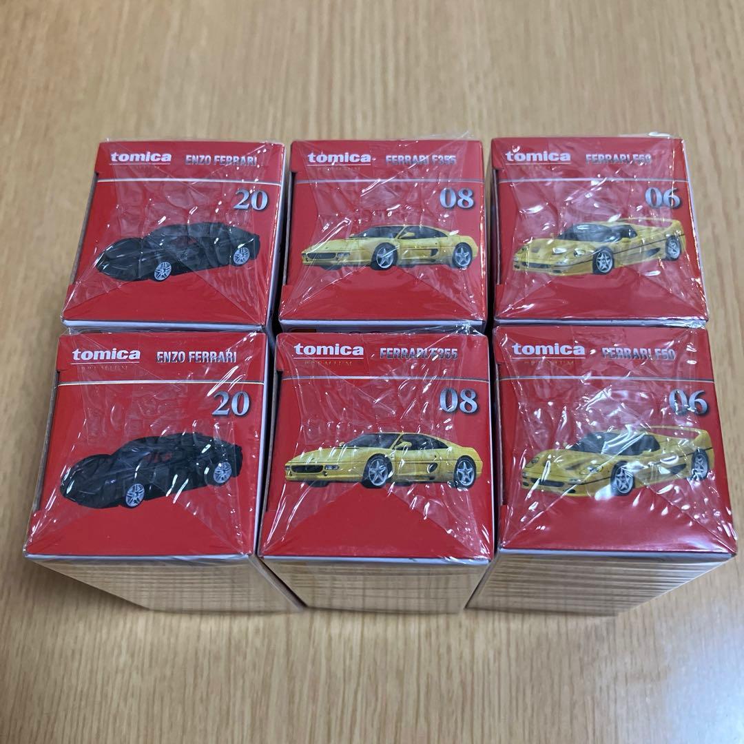 トミカプレミアム　フェラーリ　発売記念仕様　エンツォ　F50 F355