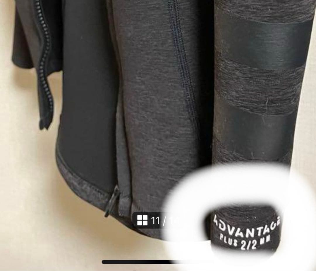 美品　２回使用Hurley ウェットスーツ MS ジャケット　ロングジョンセット