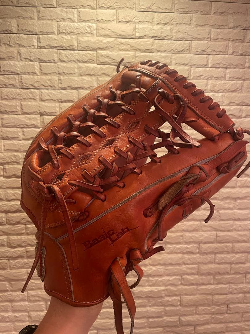 Wilson BASIC 軟式グローブ オレンジ 大人用