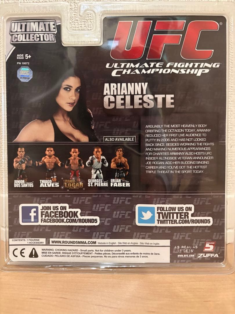UFCアリアニー・セレステ ラウンド5 アルティメット コレクター フィギュア