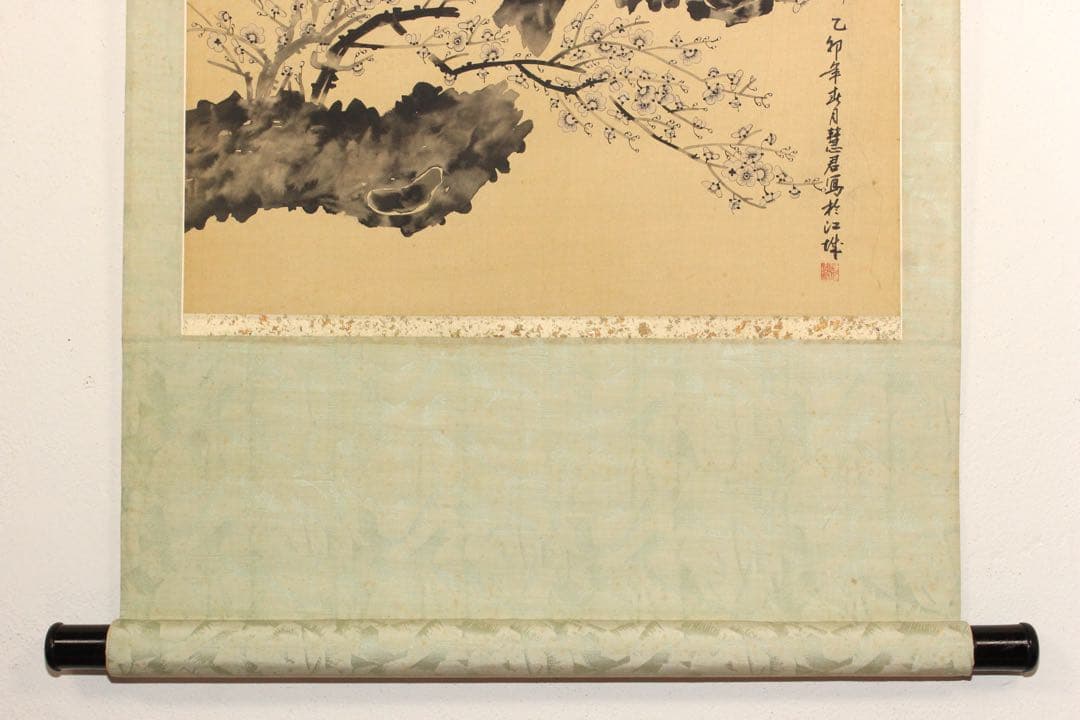 No5893 掛軸　〈王原祁　黄慎　慧君〉　玉樹精清　紙本　中国画　送料無料