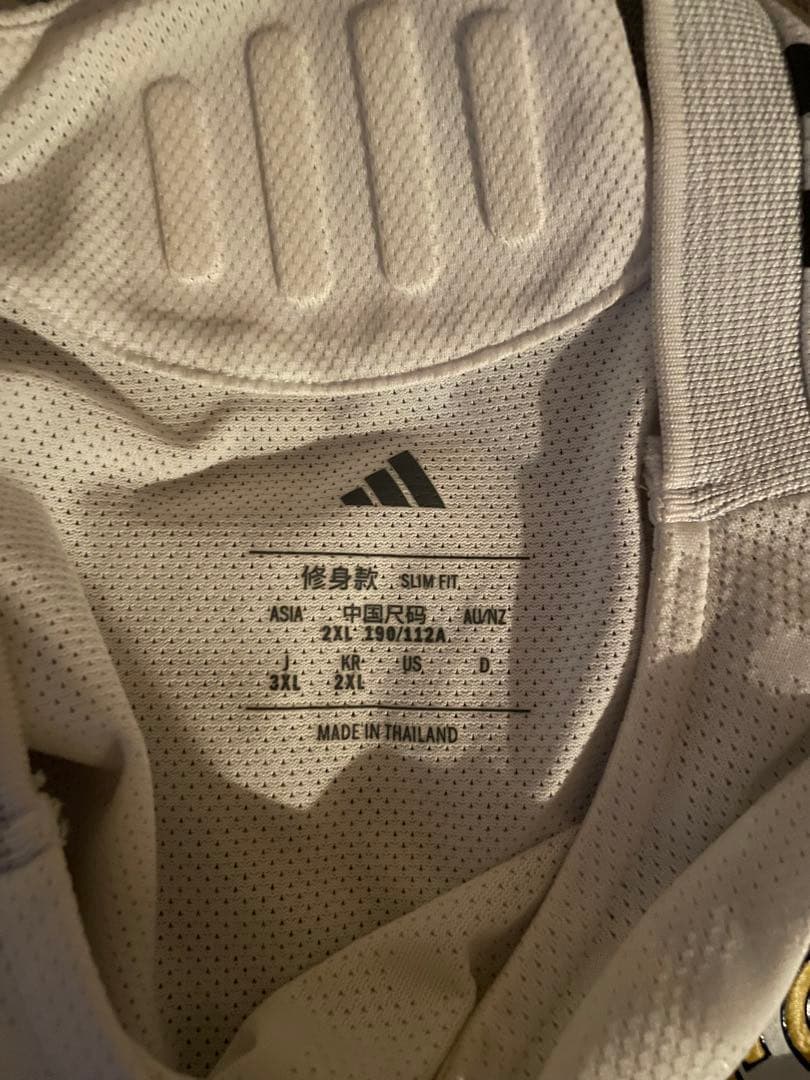 レアル・マドリード ホワイトシャツadidas REAL MADRID25/26