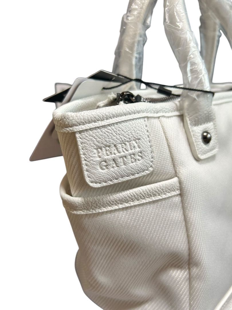 新品 PEARLY GATES パーリーゲイツ プーさん カートバッグ ホワイト