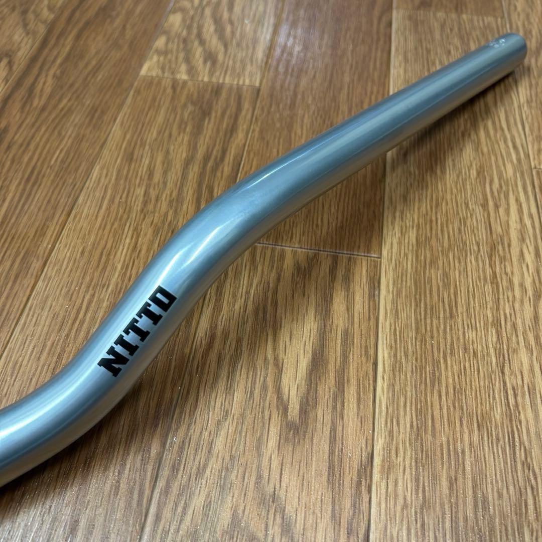NITTO ハンドルバー B802 31.8mm/750mm ライザー シルバー