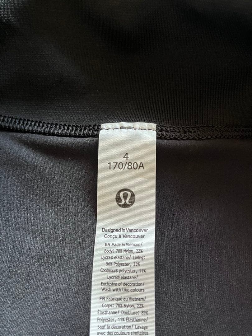 Lululemon ブラック サイズ4 Define Jacket Nulu