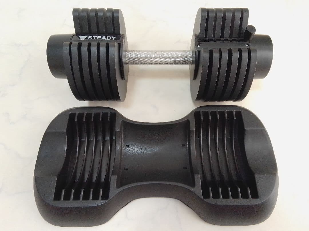 STEADY 可変式ダンベル 20kg ！①と同時購入のみ購入可！ ②