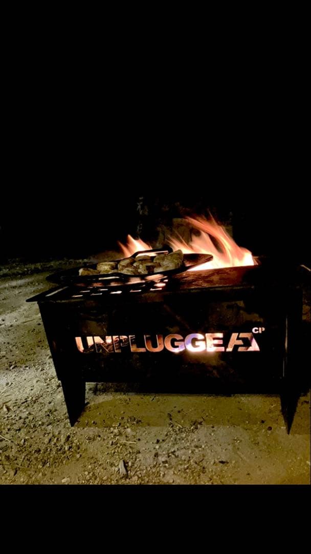 UNPLUGGED 焚き火台、専用ロストルセット