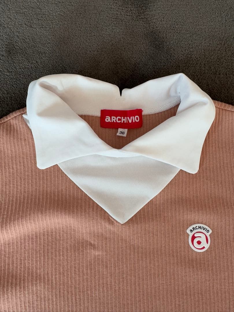 ARCHIVIO ピンク 長袖シャツ 36