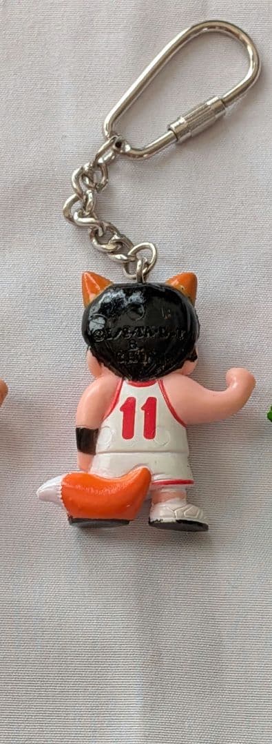 SLAMDUNK スラムダンク 流川楓 キツネ きゃらカーン 白ユニフォーム