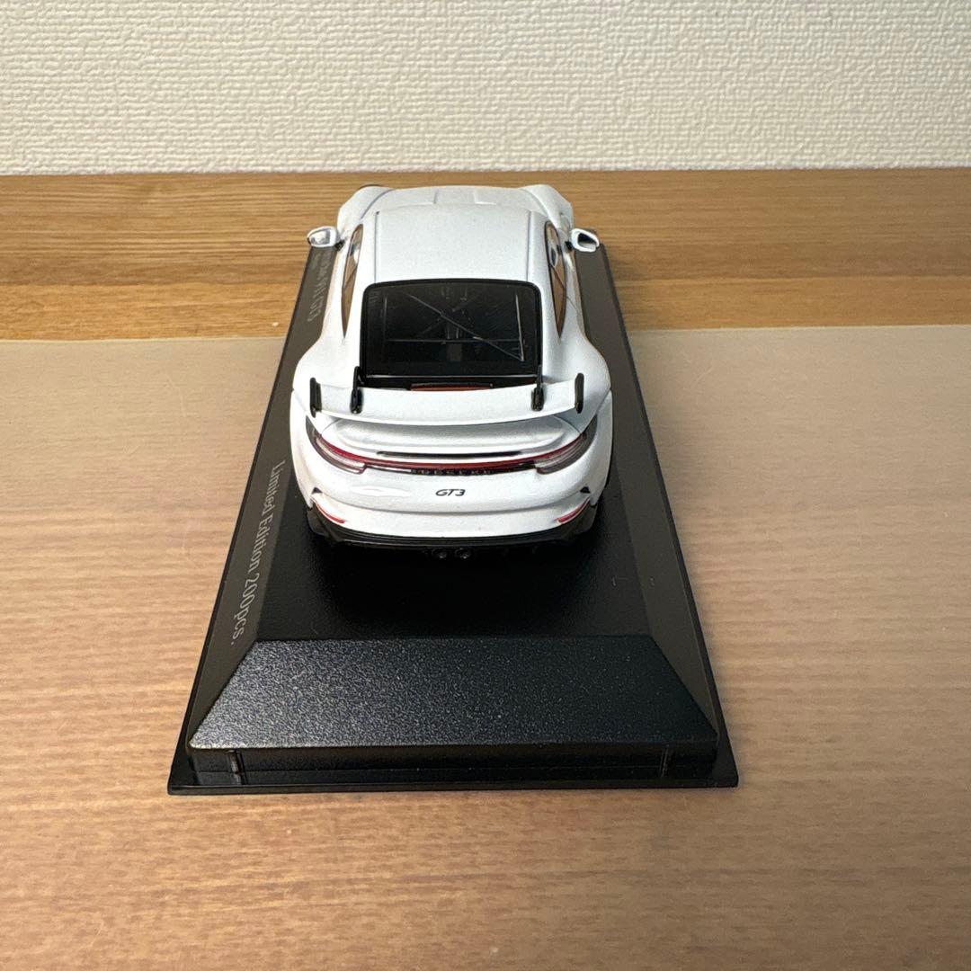 ミニチャンプス ポルシェ 911 GT3 ホワイト 1/43 限定200個