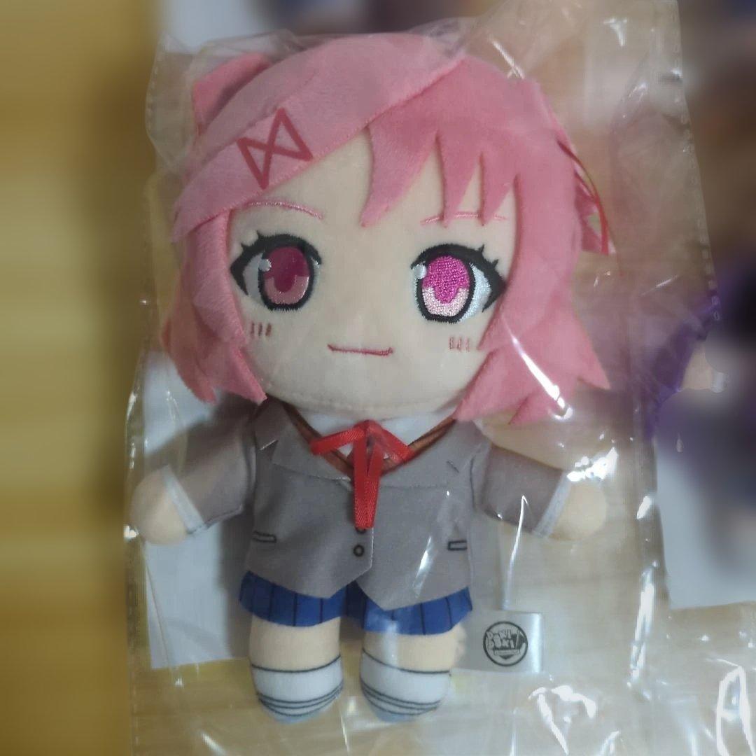 新品未使用ドキドキ文芸部 ナツキ モニカ ユリ サヨリ ぬいぐるみキーチェーン