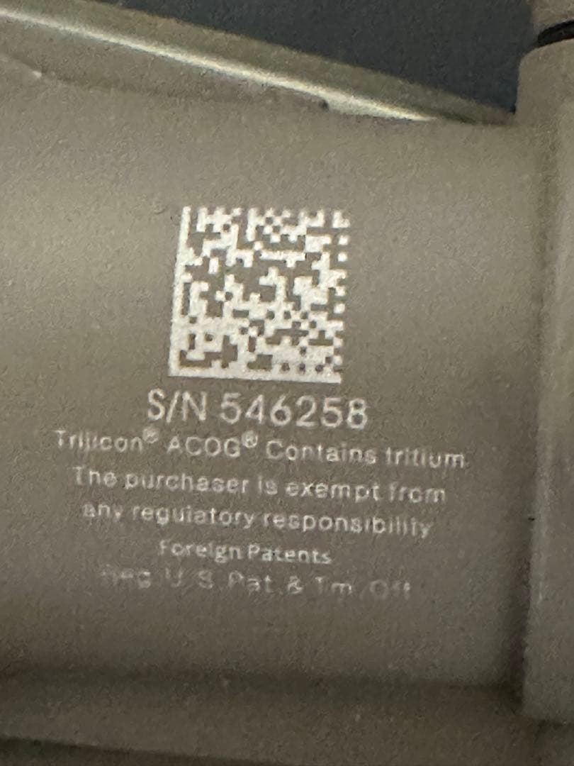 【晩秋セール】Trijicon ACOG スコープ とドットサイト