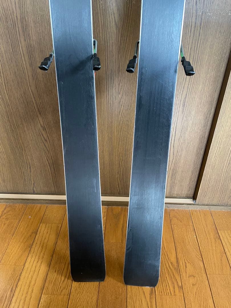 スキー板(オガサカTC-MS) 167cm グリーン　ビンディング付き