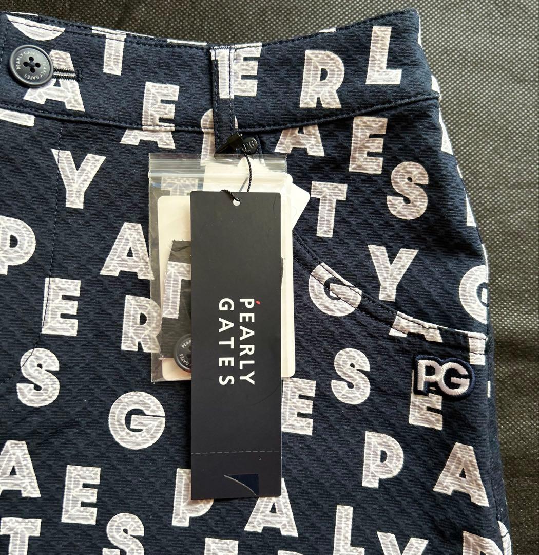 PEARLY GATES/パーリーゲイツ 総柄ロゴ ストレッチ スカート 1