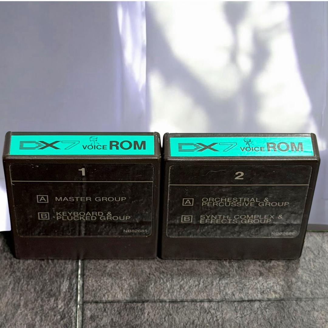 ☆動作品 良品 ヤマハ DX7 用 VOICEROMカートリッジ 1 2 セット