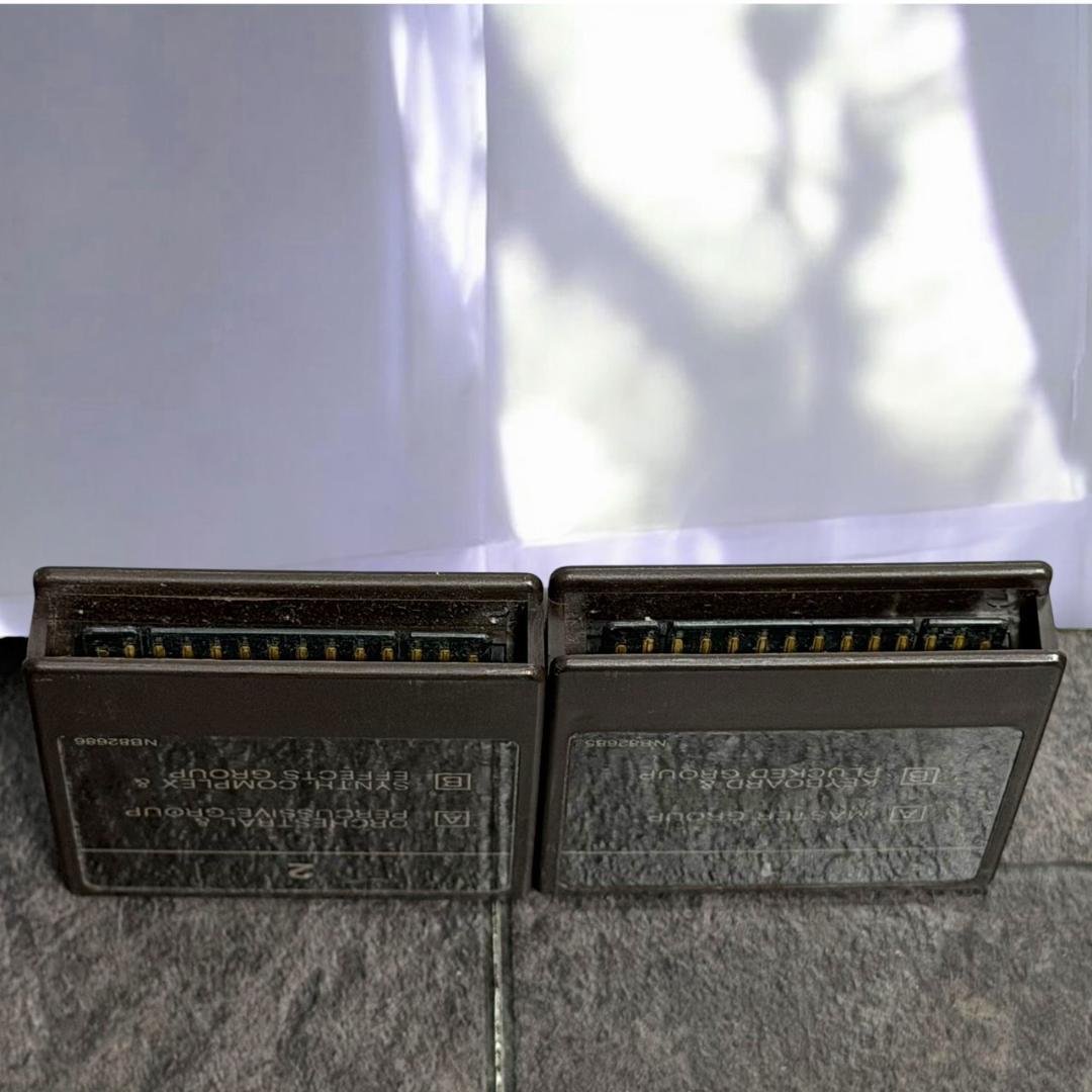 ☆動作品 良品 ヤマハ DX7 用 VOICEROMカートリッジ 1 2 セット