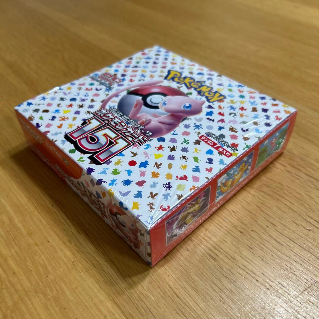 新品未開封 シュリンク付き ポケモンカード 151 1BOX