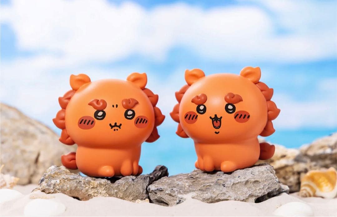 ちいかわ あうんシーサー ソフビなおきもの（2個セット）