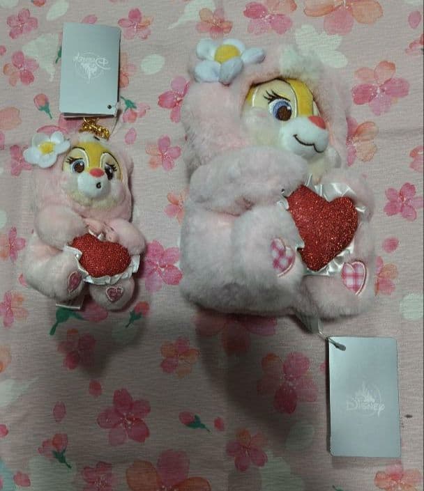 ディズニーストア　クラリス　ぬいぐるみ　キーホルダー