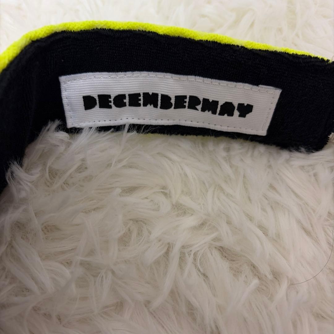 ディセンバーメイ メッシュバイザー イエロー UNISEX2 サンバイザー