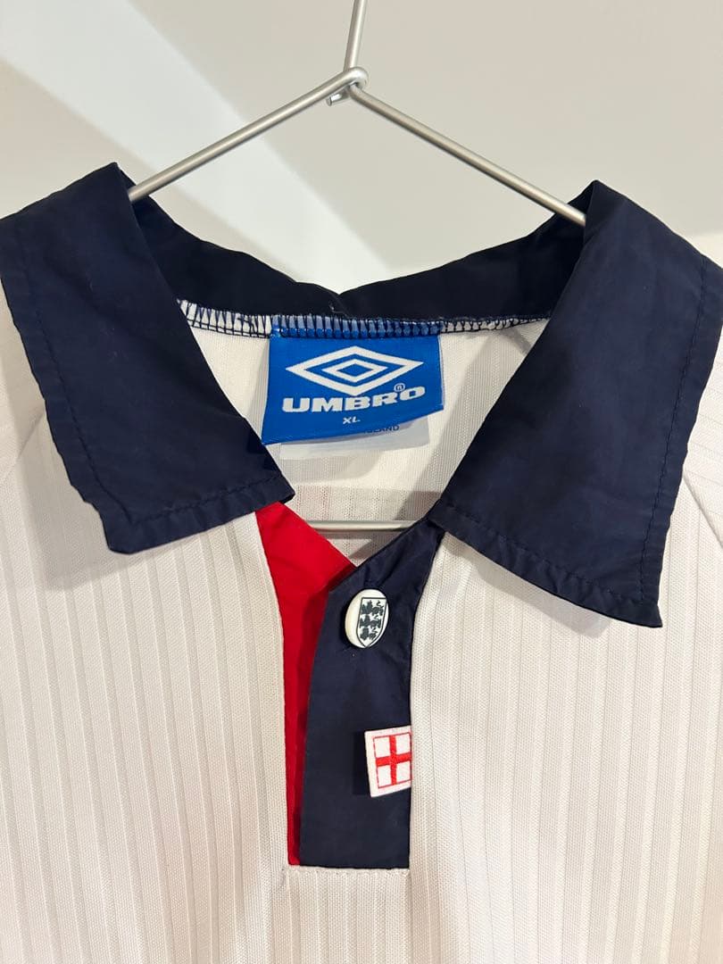 UMBRO イングランド代表 ベッカム　長袖ポロシャツ 7 美品