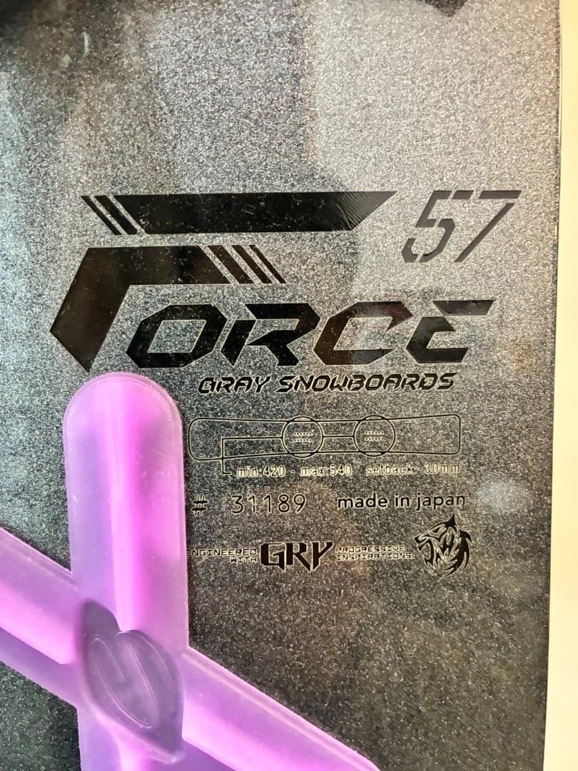Gray force G-style スノーボード　アルペン