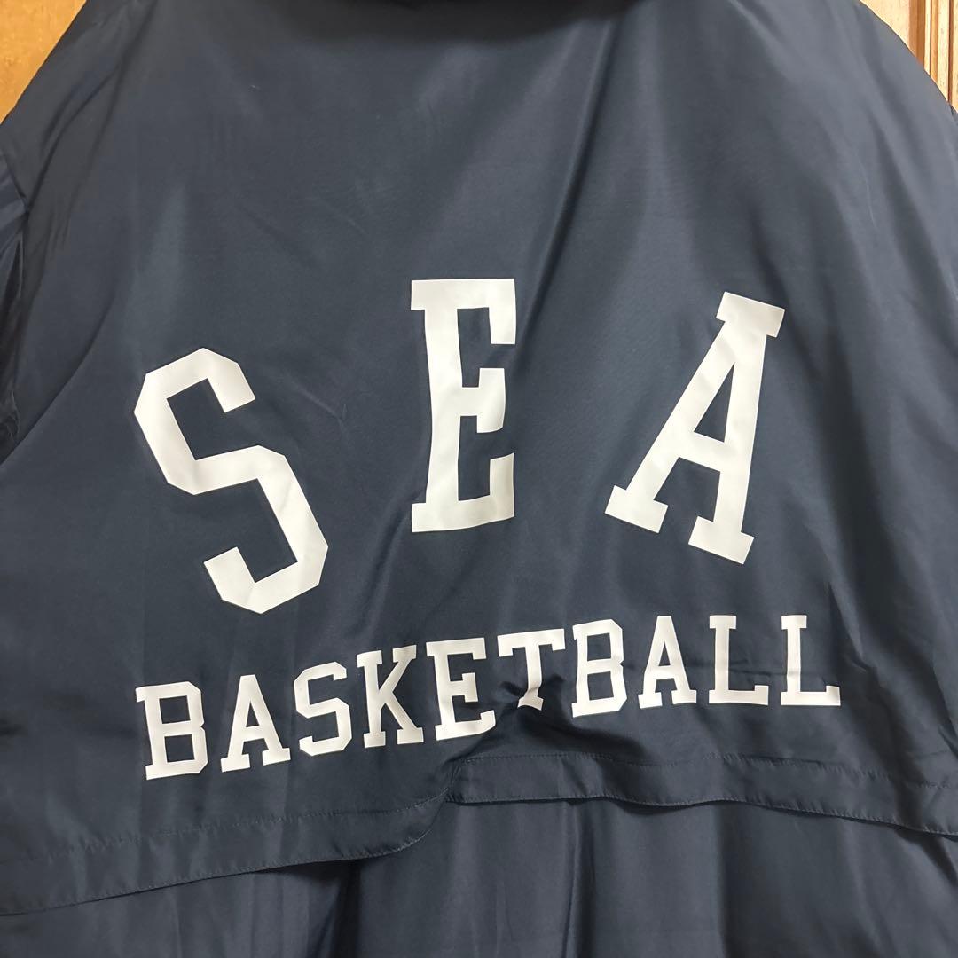 SEA BASKETBALL ベンチコート ネイビー　Mサイズ