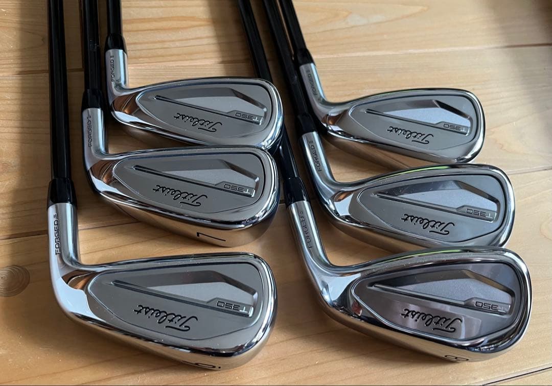 ほぼ新品！　Titleist T350 アイアン　6本　カーボンシャフトS