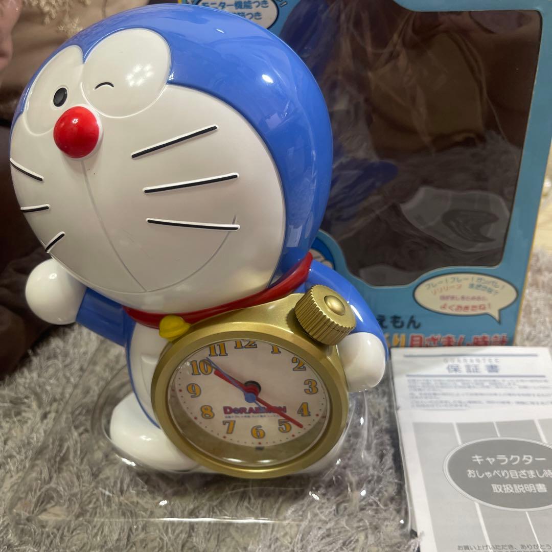 2002年 当時物 ドラえもん 時計 大山のぶ代ボイスレトロ 平成 箱付き動作
