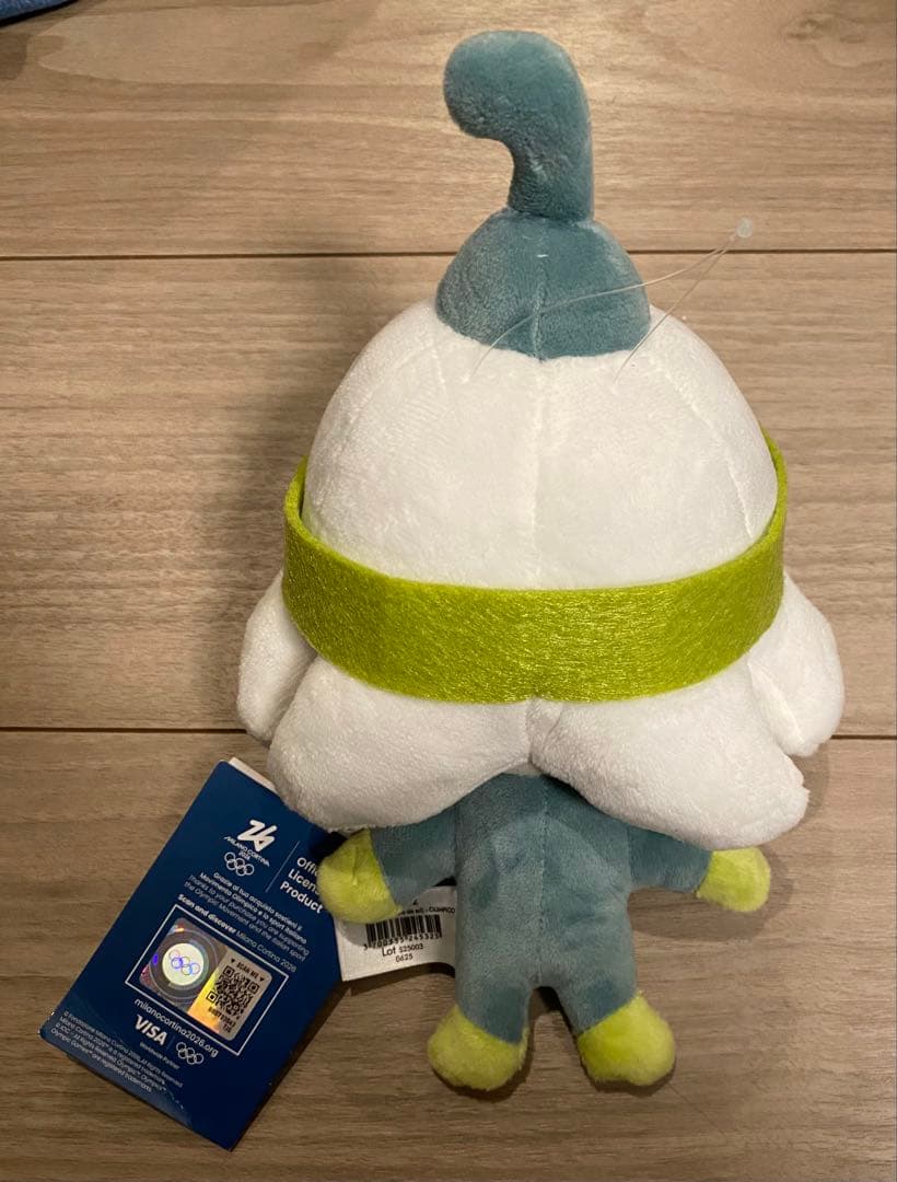ミラノコルティナオリンピック　フロー　ぬいぐるみ