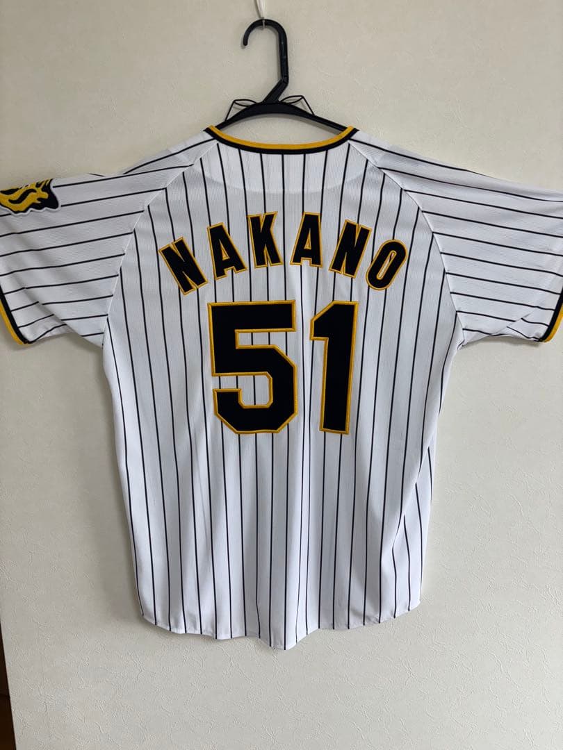 阪神タイガース 51 中野拓夢 ユニホーム Lサイズ 刺繍タイプ